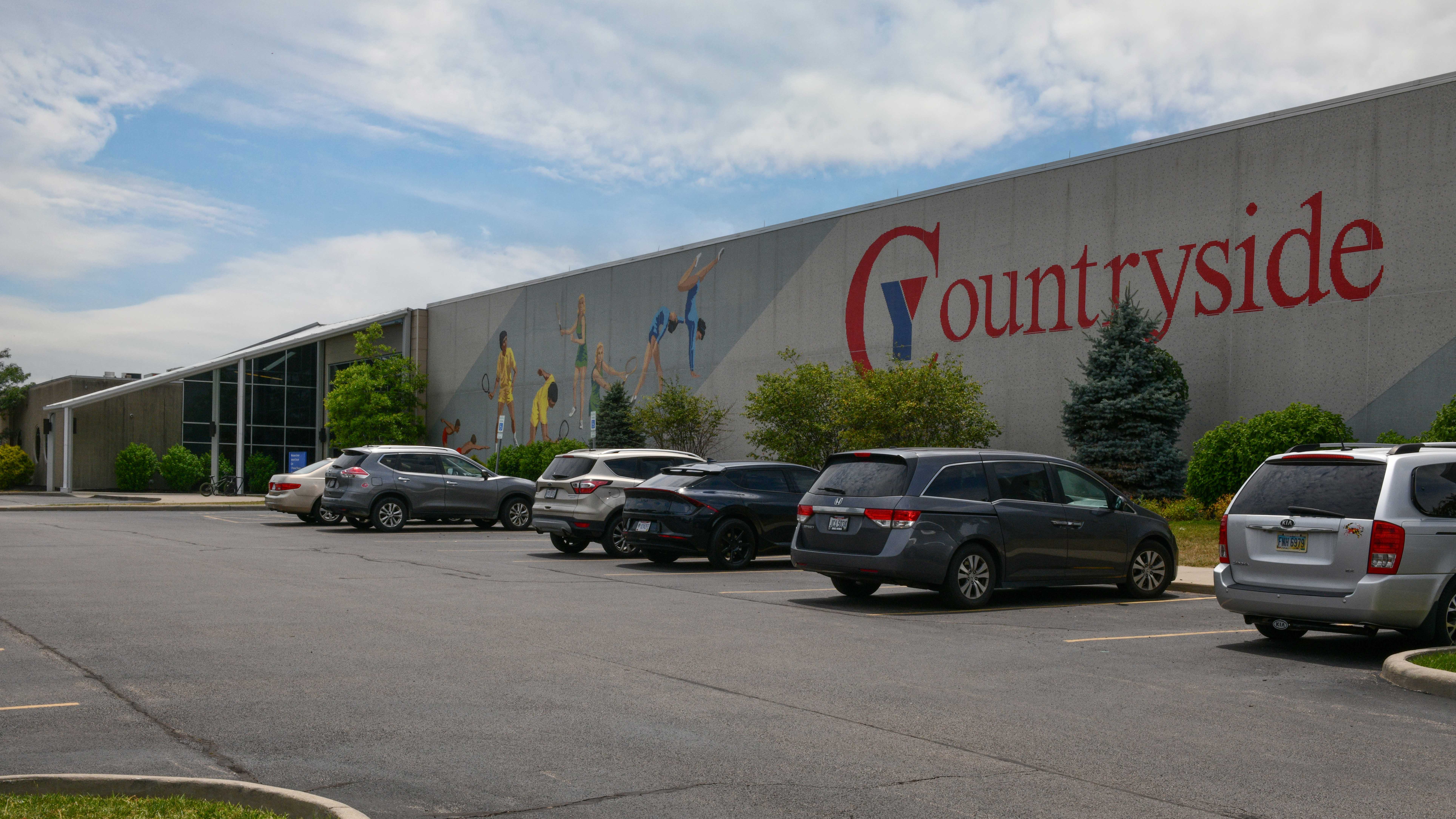 countryside ymca building and parking lot