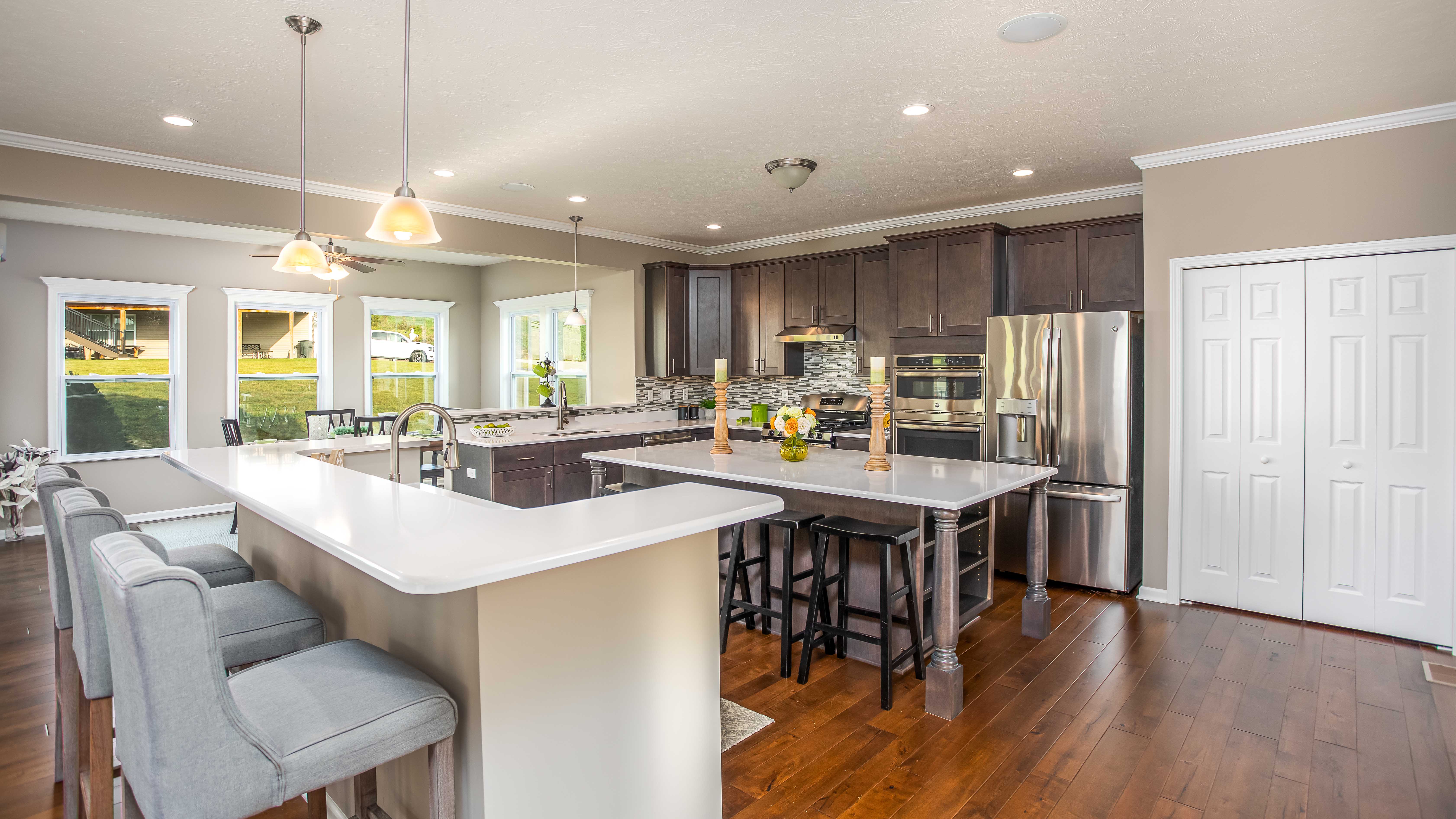 Modern kitchen of a new home in Pleasant Hills, PA