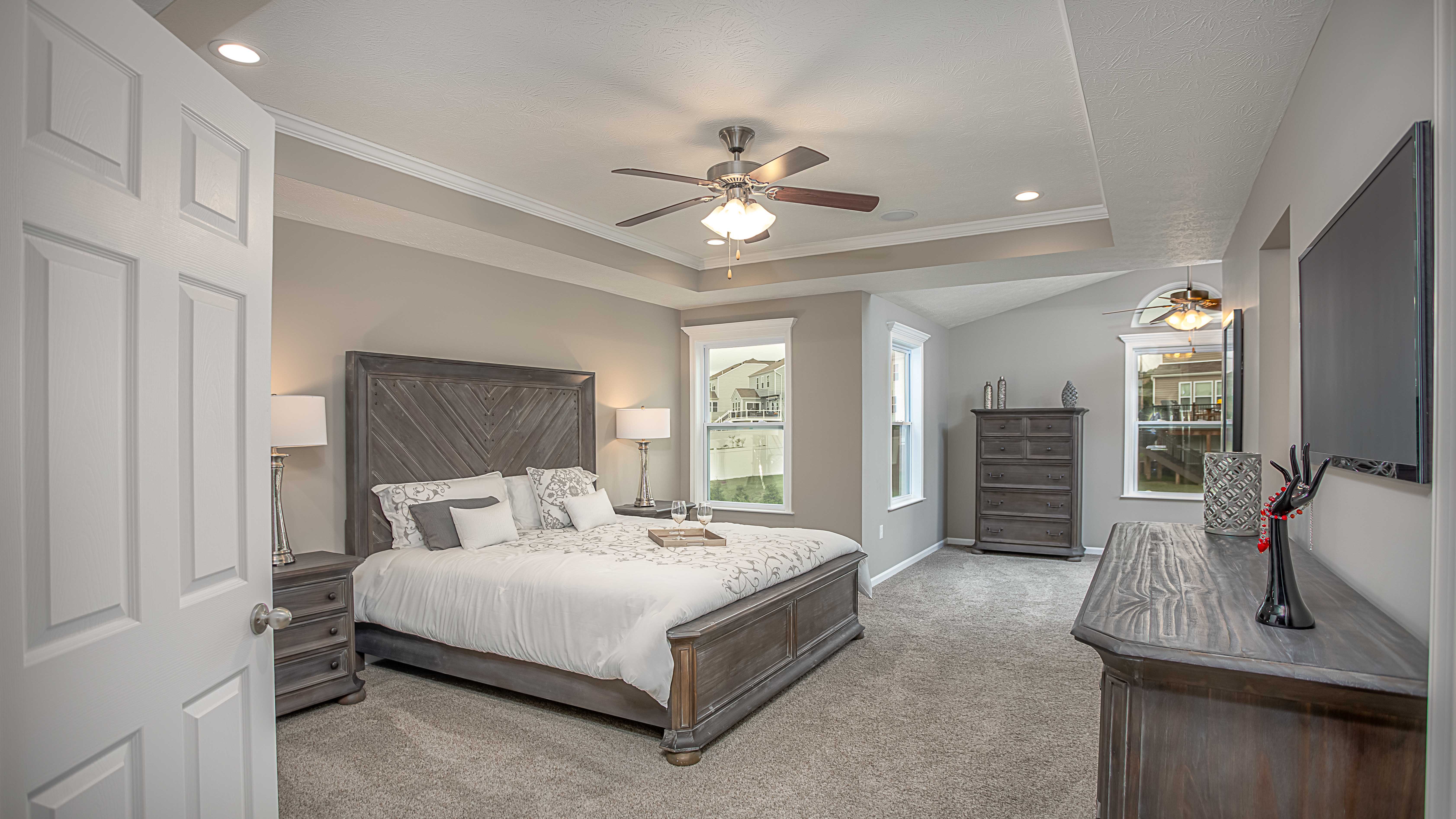 Master suite of a new home in Pleasant Hills, PA