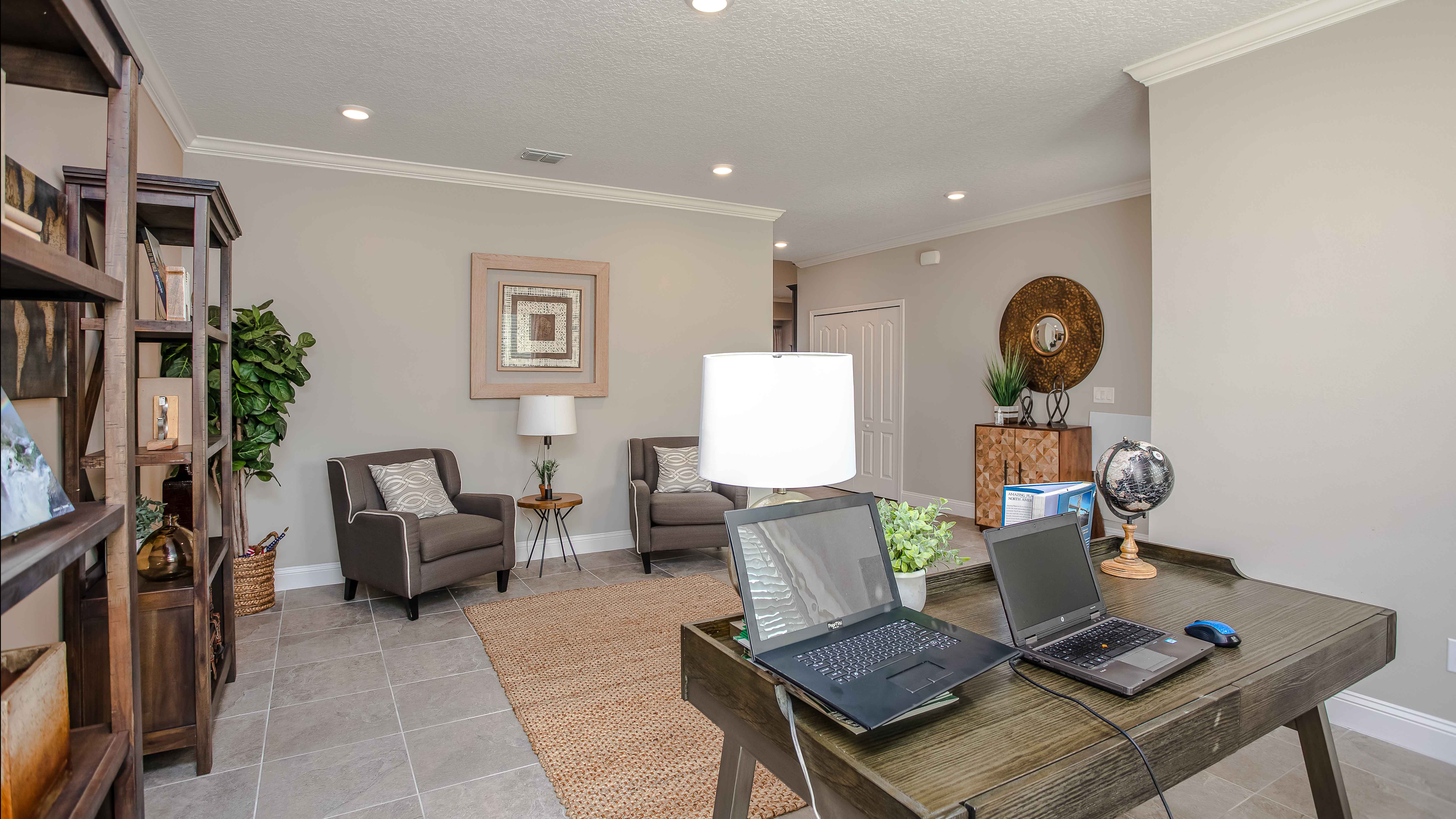 office area in a new home for sale in green cove springs, fl