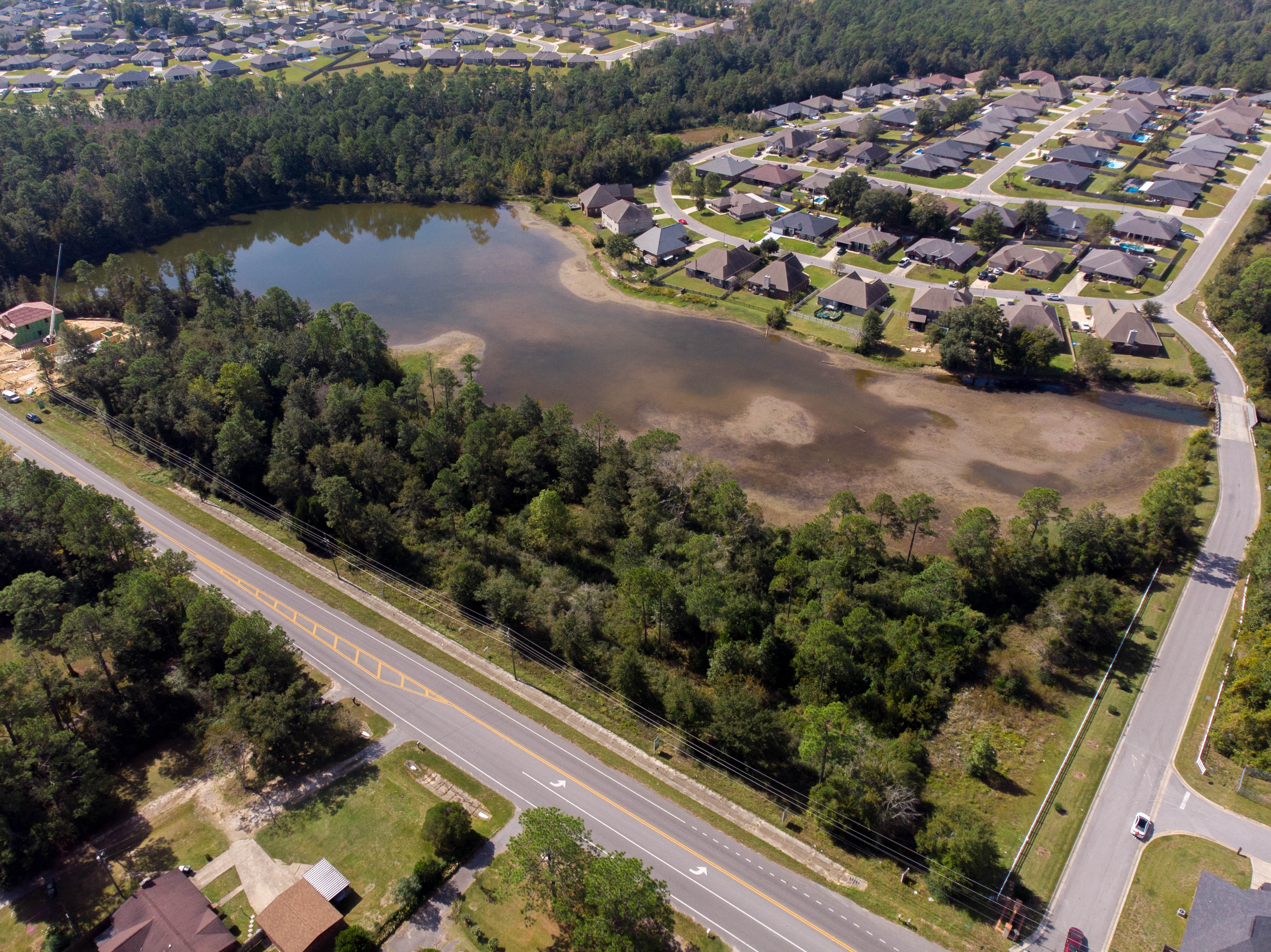 new home development on the water in cantonment